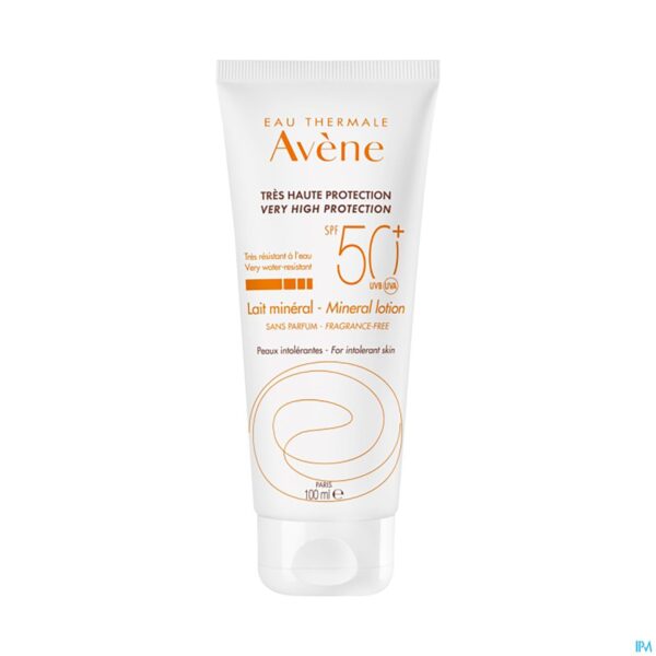 Productshot Avene Zon Spf50+minerale Melk Z.hoge Besch. 100ml