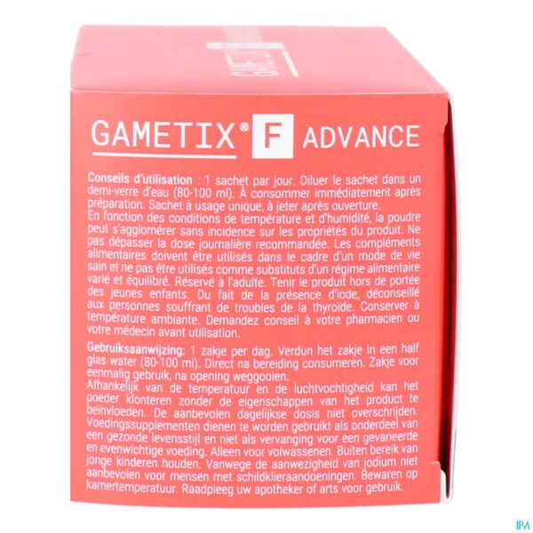 Packshot Gametix F Advance Zakje 30