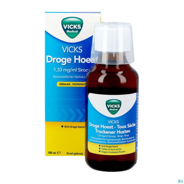 Productshot Vicks Droge Hoest Siroop 180ml