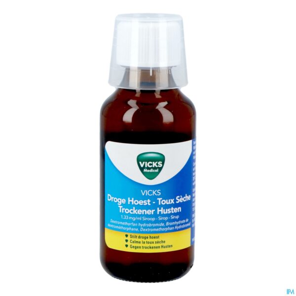 Productshot Vicks Droge Hoest Siroop 180ml