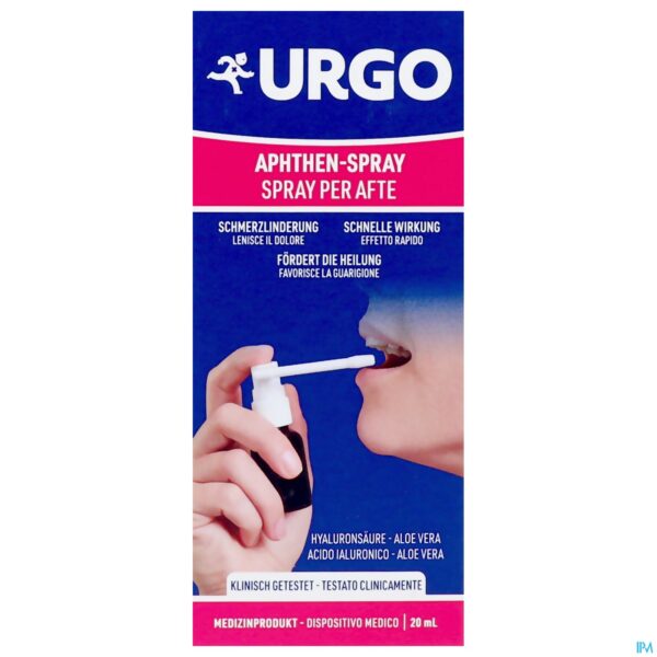 Packshot Urgo Aphten-spray 20ml