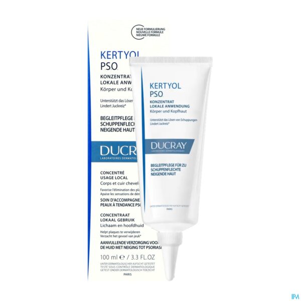 Productshot Ducray Kertyol Pso Concentraat 100ml