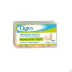 Packshot Quies Oordoppen Schuim Huidskleur 3 Paar