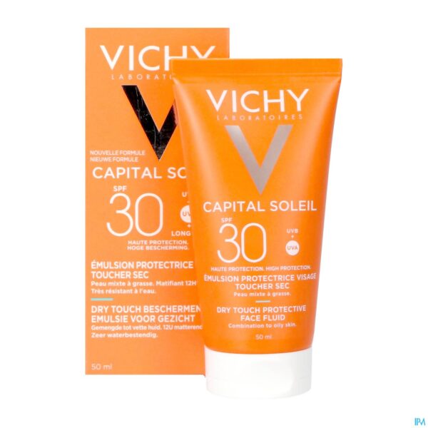Productshot Vichy Cap Sol Ip30 Gezichtscr Dry Touch 50ml
