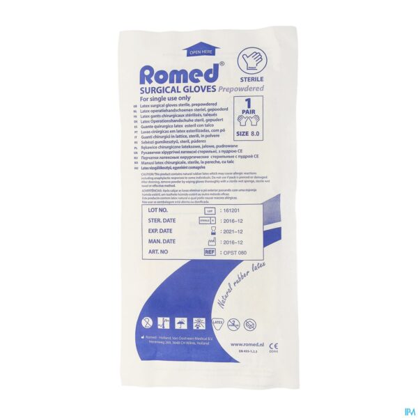 Packshot Handschoen Latex Onderzoek Large 2 Pontos
