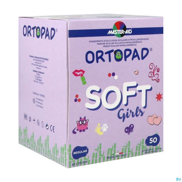 Packshot Ortopad Soft Girls Regular 85x59mm 50 72234
