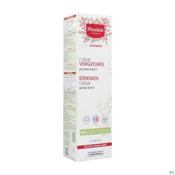 Packshot Mustela Mat A/striemen Creme Parfum 150ml