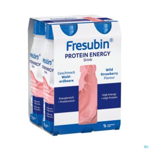 Packshot Fresubin Protein Energy Drink 200ml Fraise Des Bois/bosaardbei