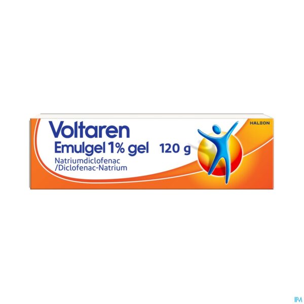 Packshot Voltaren Emulgel 1 % Gel 120g Applicator Dop New