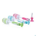 Productshot Nûby Flessenborstel met kleinere speenborstel en zuignap