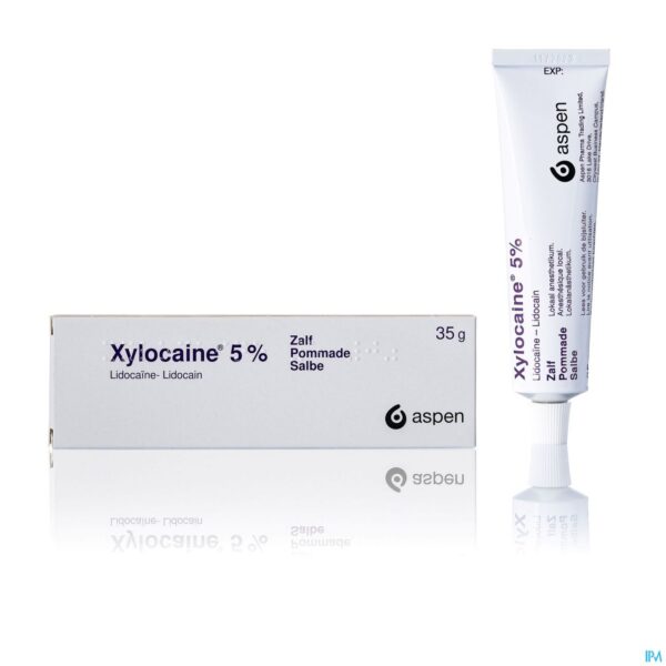 Productshot Xylocaine 5% Zalf Tube 1 X 35g