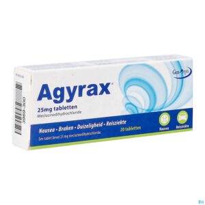 Packshot Agyrax 25mg Comp 20