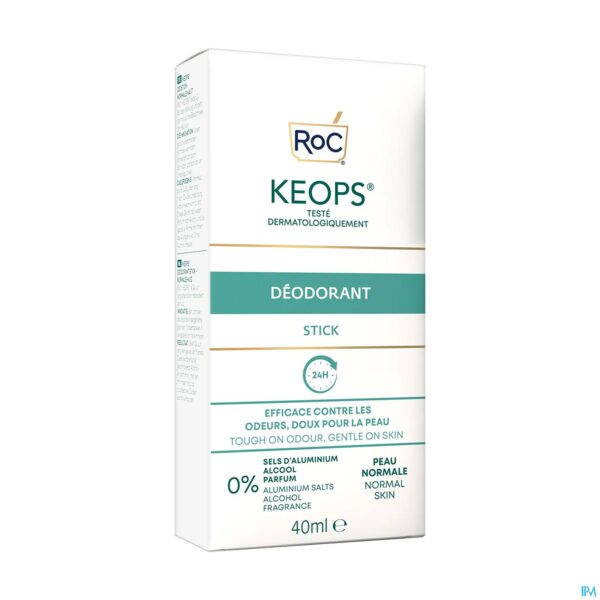 Packshot Roc Keops Deo Stick 40ml Nf