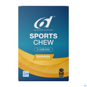Packshot 6d Sports Chew Banana 10x38g