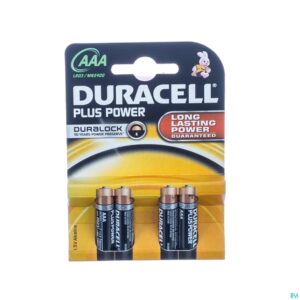 Packshot Duracell Mn2400/lr03 4