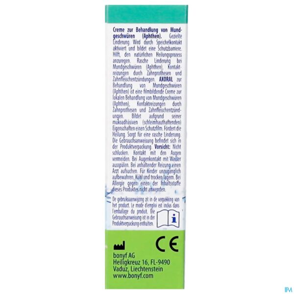 Packshot Axoral Aften & Tandvleesirritaties 10g