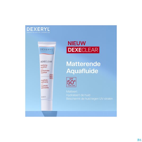 Lifestyle_image Dexeclear Matterende Aquafluide Spf50 40ml