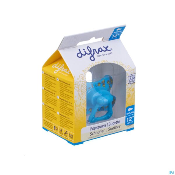 Packshot Difrax Fopspeen Natural 12m+