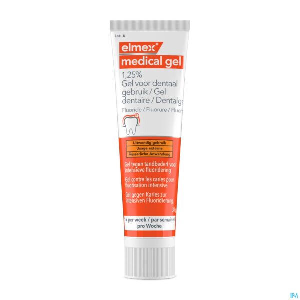 Productshot Elmex Medical Dentaal Gel 1,25% Tube 38g Nf