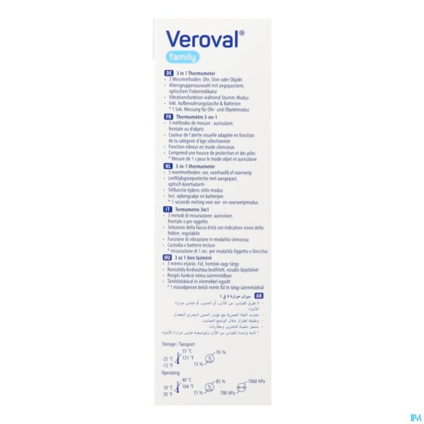 Packshot Veroval Family Infraroodthermometer