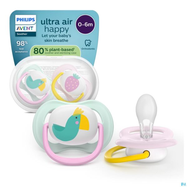 Productshot Philips Avent Fopspeen +0m Air Collection Mix 2