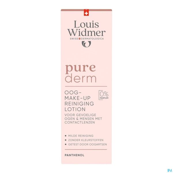 Packshot Widmer Purederm Oogmake-up Reiniging Lotion Zonder Parfum 100ml