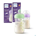 Productshot Philips Avent Natural 3.0 Zuigfles Paars/gr. 260ml