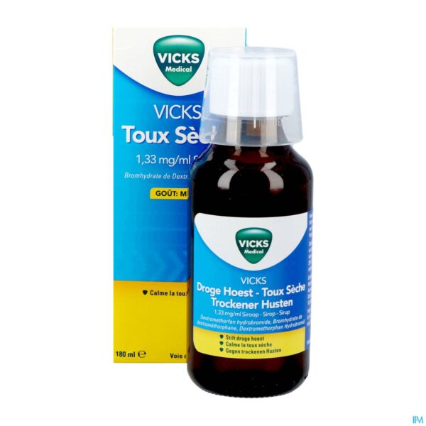 Productshot Vicks Droge Hoest Siroop 180ml