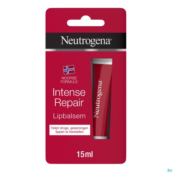 Packshot Neutrogena Lipbalsem Intens Herstellend Tube 15ml