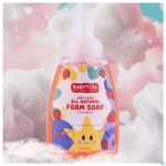Lifestyle_image Babyton Natuurlijke Schuim. Handzeep Aardbei 350ml