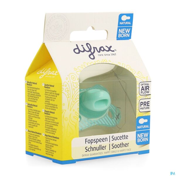 Packshot Difrax Fopspeen Natural Newborn