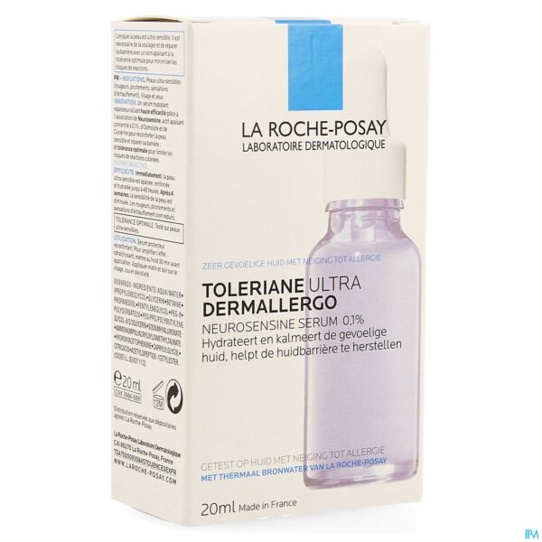 Packshot Lrp Toleriane Ultra Dermallergo Serum 20ml