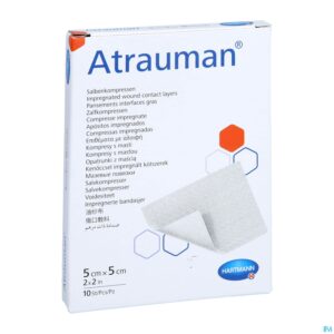 Packshot Atrauman 5x5cm St. 10 P/s