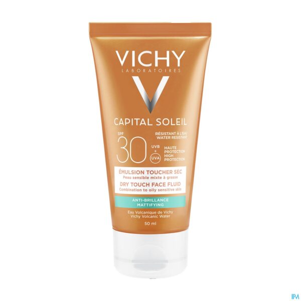 Productshot Vichy Cap Sol Ip30 Gezichtscr Dry Touch 50ml