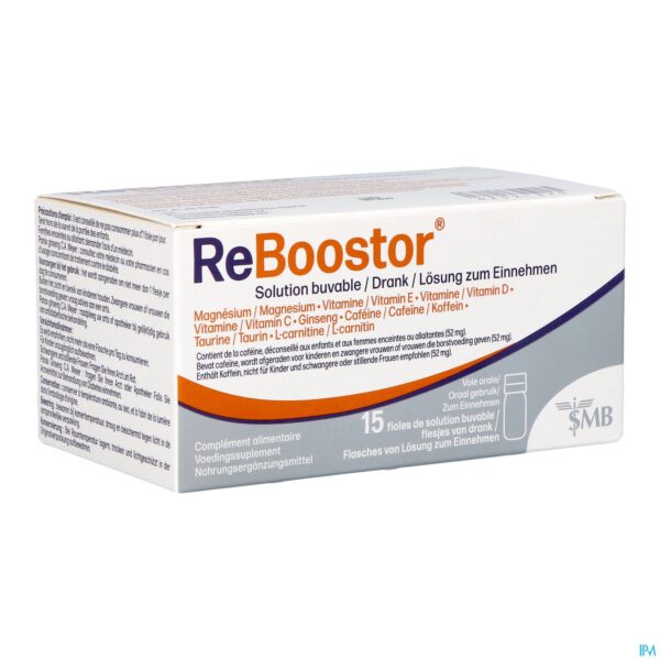Packshot Reboostor® drinkbare oplossing 15 Packshot Reboostor® drinkbare oplossing 15