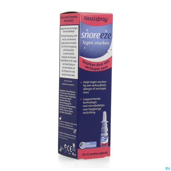 Packshot Snoreeze Neusspray 10ml