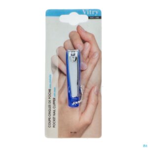 Packshot Nagelknipper Manicure Met Opvangbakje Blauw (azie)