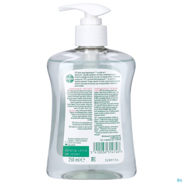 Packshot DETTOLPHARMA SENSITIVE WASGEL  250  ML   DETTOL