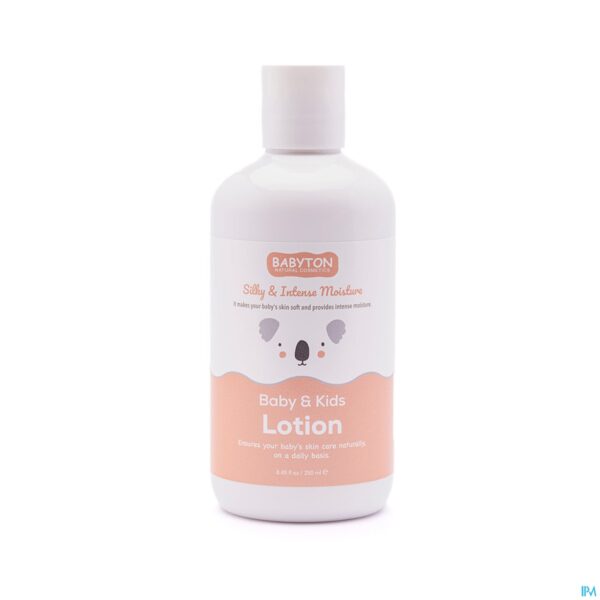 Packshot Babyton Natuurlijke Lotion Baby/kids 250ml Packshot Babyton Natuurlijke Lotion Baby/kids 250ml