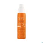 Productshot Avene Zon Spf30 Spray 200ml