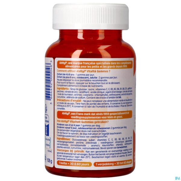 Packshot Alvityl Vitaliteit Gummies 60