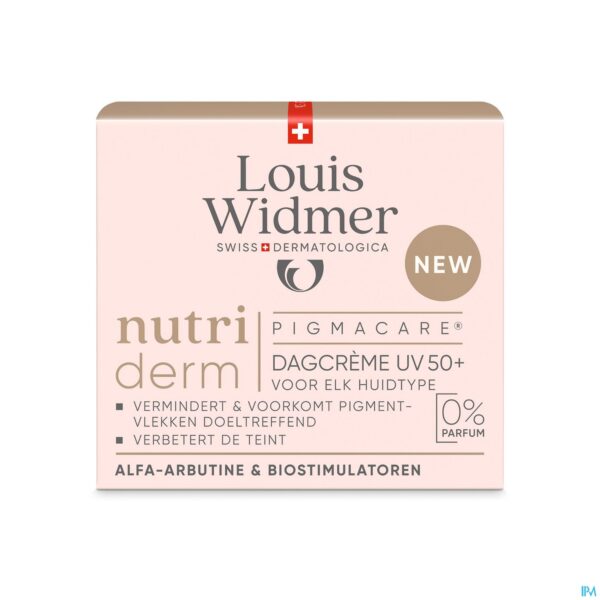 Packshot Widmer Nutriderm Pigmacare Dagcr Uv50 Nparf 50ml