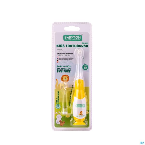 Packshot Babyton Sonic Tandenborstel Opzetstuks Packshot Babyton Sonic Tandenborstel Opzetstuks