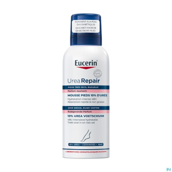Productshot Eucerin Urearepair Plus Voetschuim 10% Urea 150ml