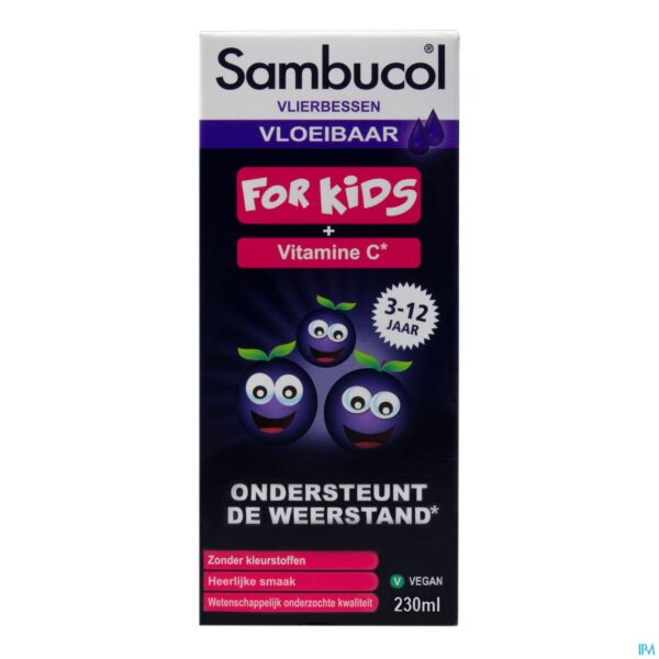 Packshot Sambucol Kids 230ml Packshot Sambucol Kids 230ml