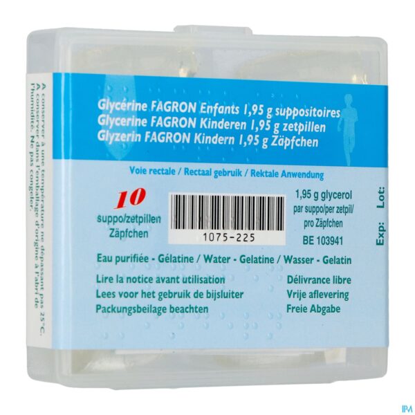 Packshot Glycerine Suppo Kind 10 Fag