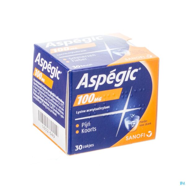 Packshot Aspegic 100 Pulv 30x 100mg