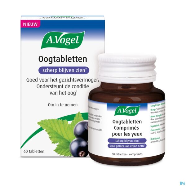 Productshot A.vogel Oogtabletten 60