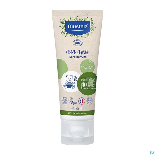 Productshot Mustela Ch Bio Creme Luierwissel 75ml