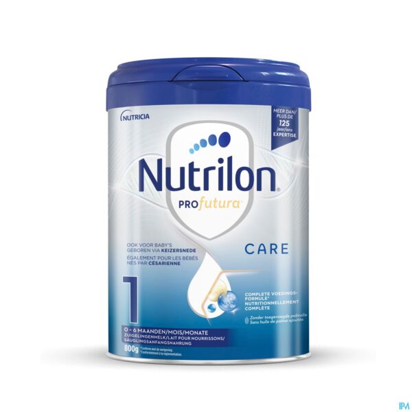 Packshot Nutrilon Profutura Care 1 Zuig.melk. 0-6m Pdr 800g